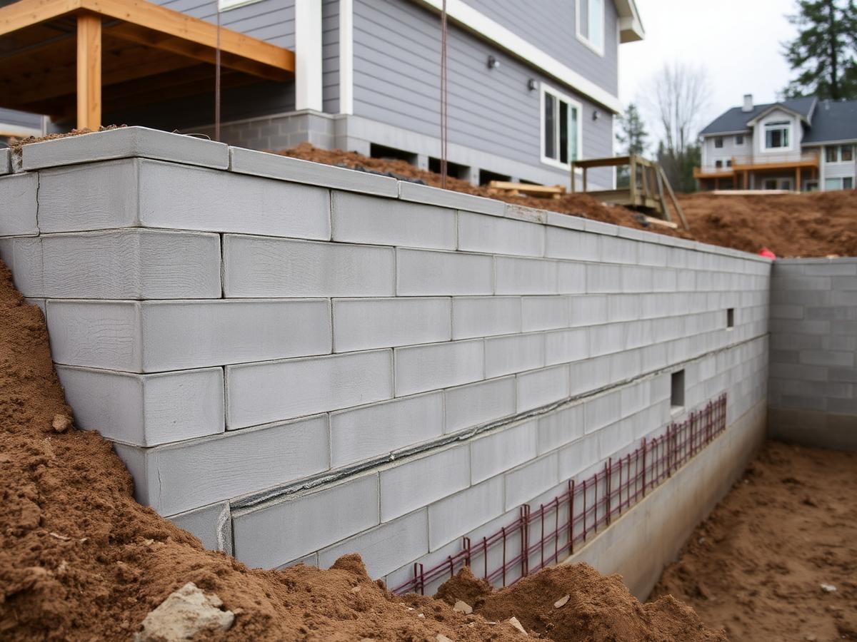 Foundations & retaining walls